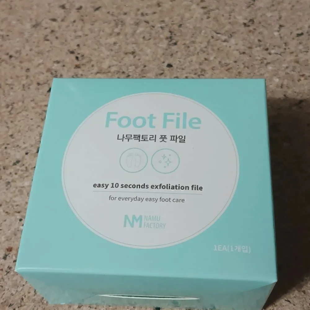 Dual Foot File. 2 abrasive pads. NIB